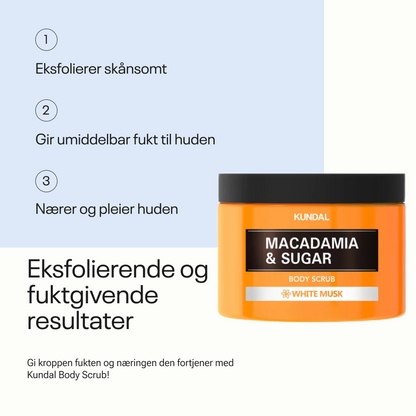 Kundal Macadamia &amp; Sugar Body Scrub White Musk 550 g