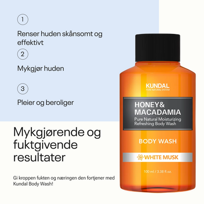 Kundal Honey &amp; Macadamia Pure Body Wash White Musk 100 ml