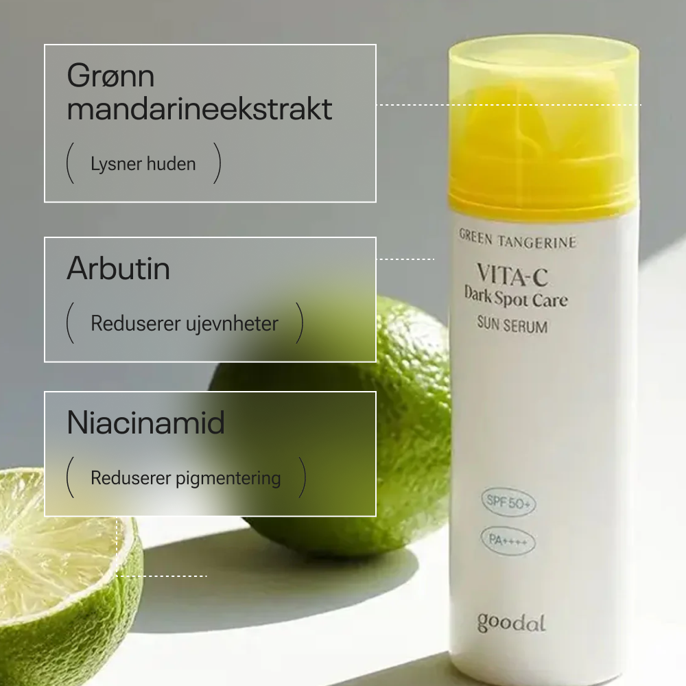 Goodal Green Tangerine Vita C Dark Spot Care Sun Serum SPF50+