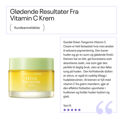 Goodal Green Tangerine Vita C Dark Spot Care Cream