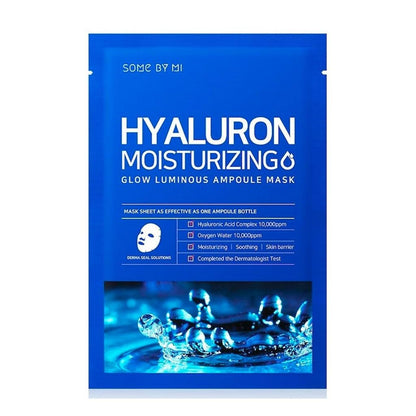 Some By Mi Hyaluron Moisturizing Glow Luminous Ampoule Mask 1ea