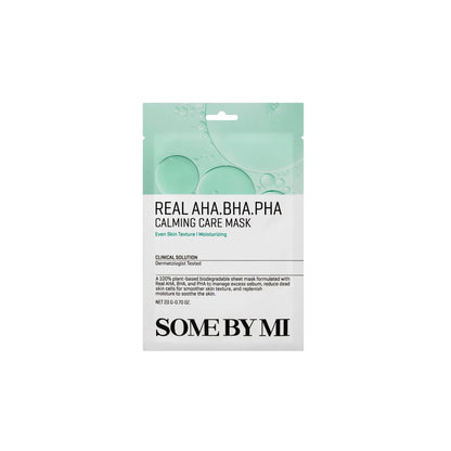 Some By Mi Real AHA BHA PHA Calming Care Mask 1ea