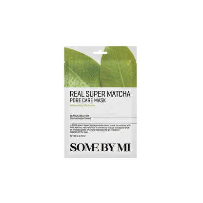 Some By Mi Real Super Matcha Pore Care Mask 1ea