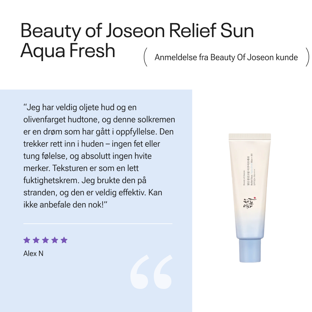 Beauty of Joseon Relief Sun Aqua Fresh SPF50+