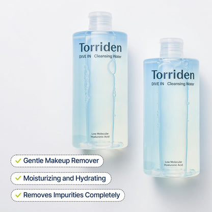 Torriden Dive In Low Molecular Hyaluronic Acid Cleansing Water