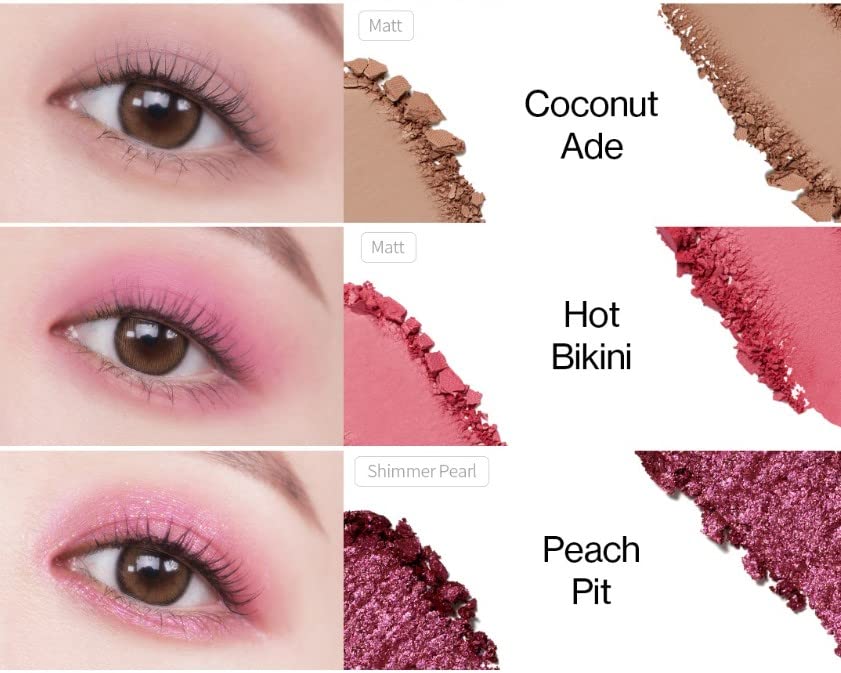 Unleashia Glitterpedia Eye Palette No.7 All of Peach Ade