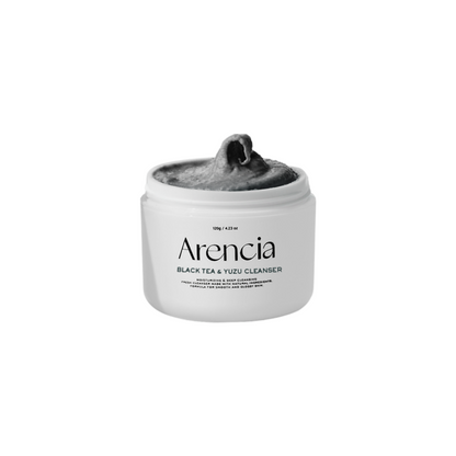 Arencia Black Tea &amp; Yuzu Rice Mochi Cleanser 120g