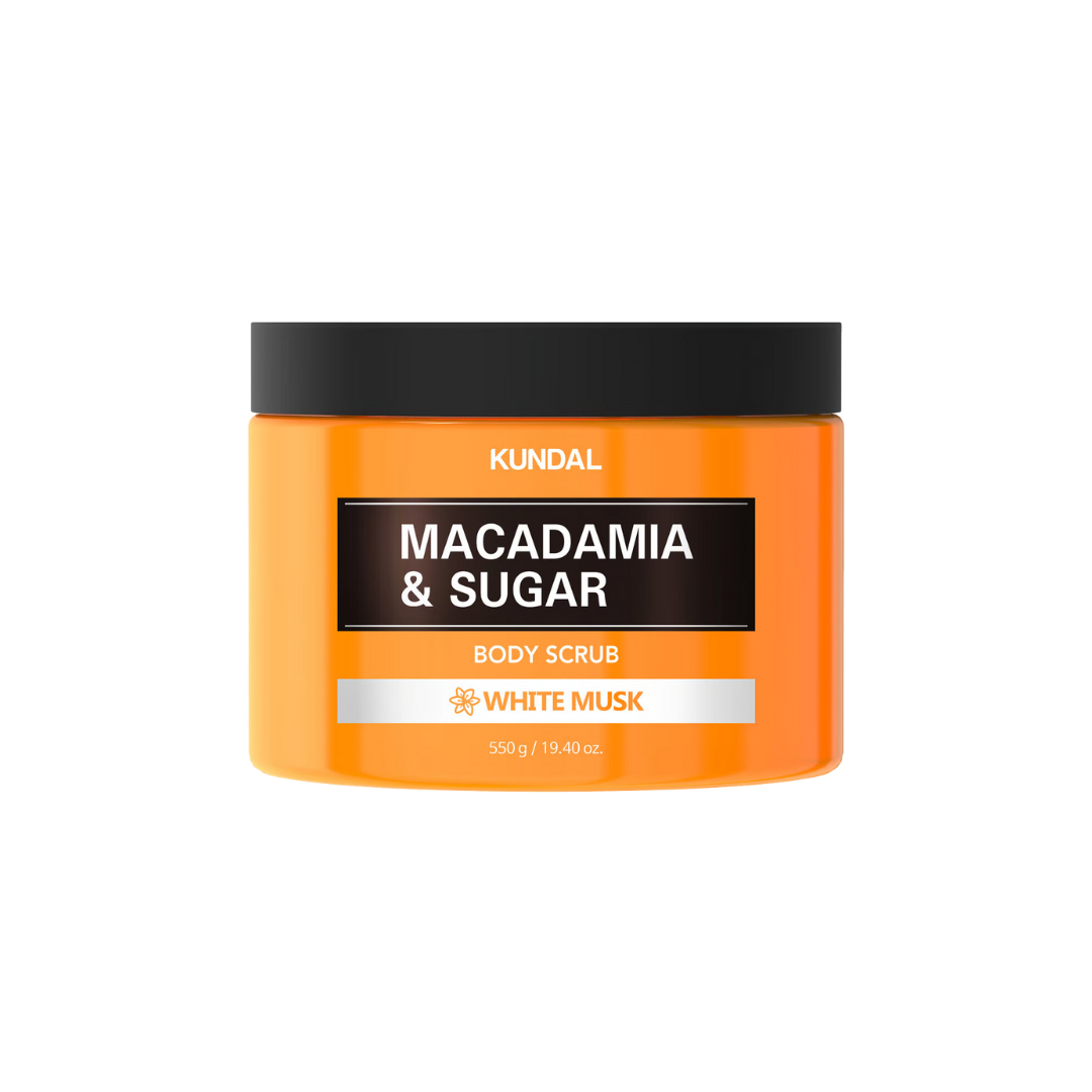 Kundal Macadamia &amp; Sugar Body Scrub White Musk 550 g