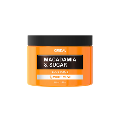 Kundal Macadamia &amp; Sugar Body Scrub White Musk 550 g
