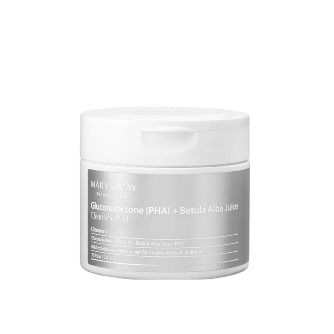 Mary &amp; May Gluconolactone (PHA)+Betula Alba Juice Cleansing Pad