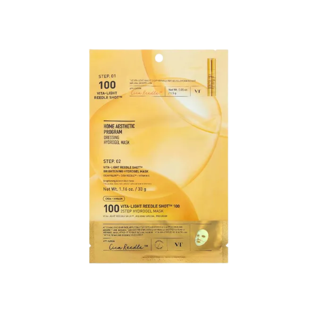 VT Cosmetics Vita-Light Reedle Shot 100 2 Step Hydrogel Mask