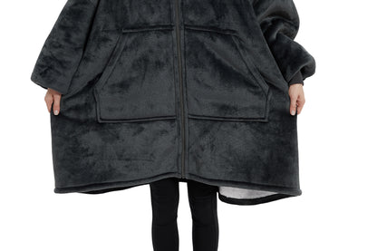 Beauty Mall Kosegenser I Flanell – Svart