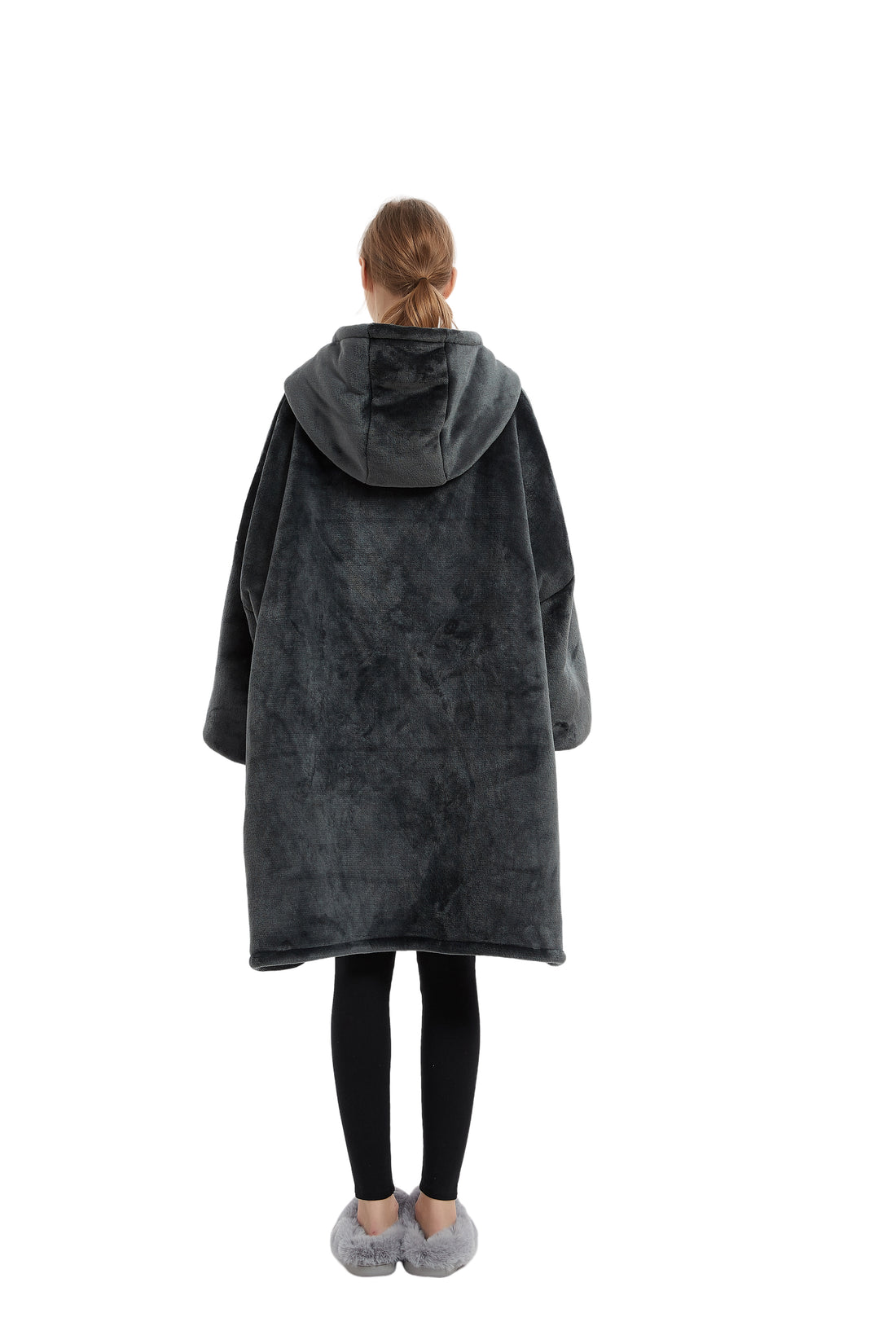 Beauty Mall Kosegenser I Flanell – Svart