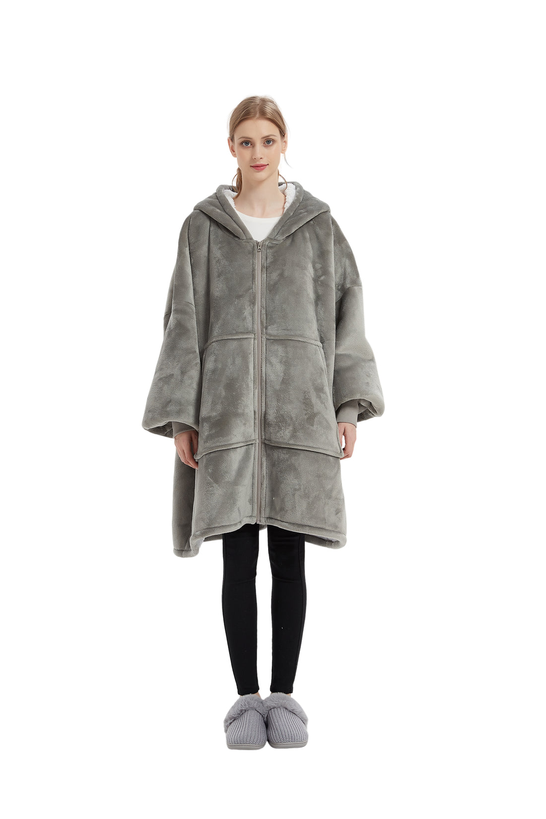 Beauty Mall Kosegenser I Flanell – Grå