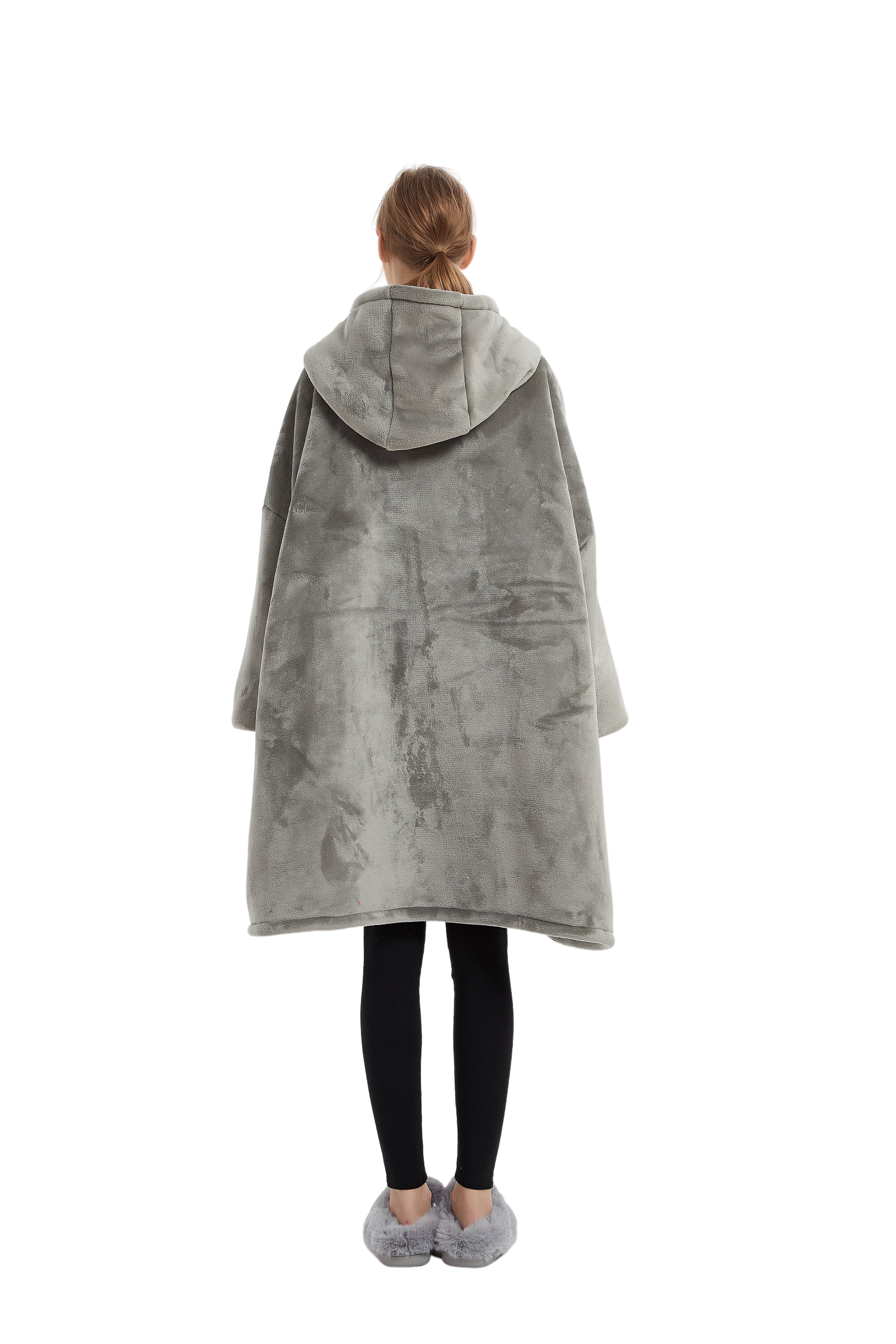 Beauty Mall Kosegenser I Flanell – Grå