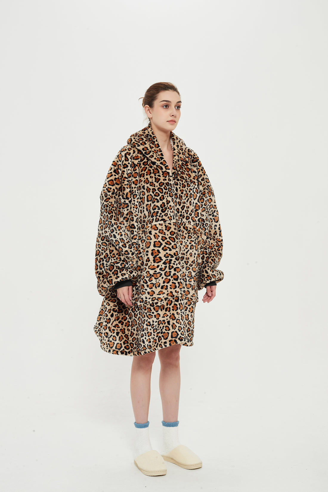 Beauty Mall Kosegenser For Voksne – Leopardmønster