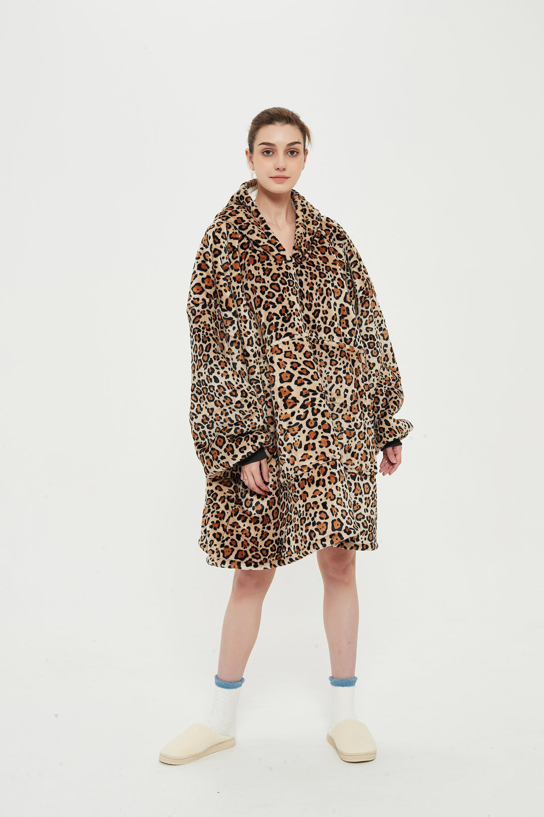 Beauty Mall Kosegenser For Voksne – Leopardmønster