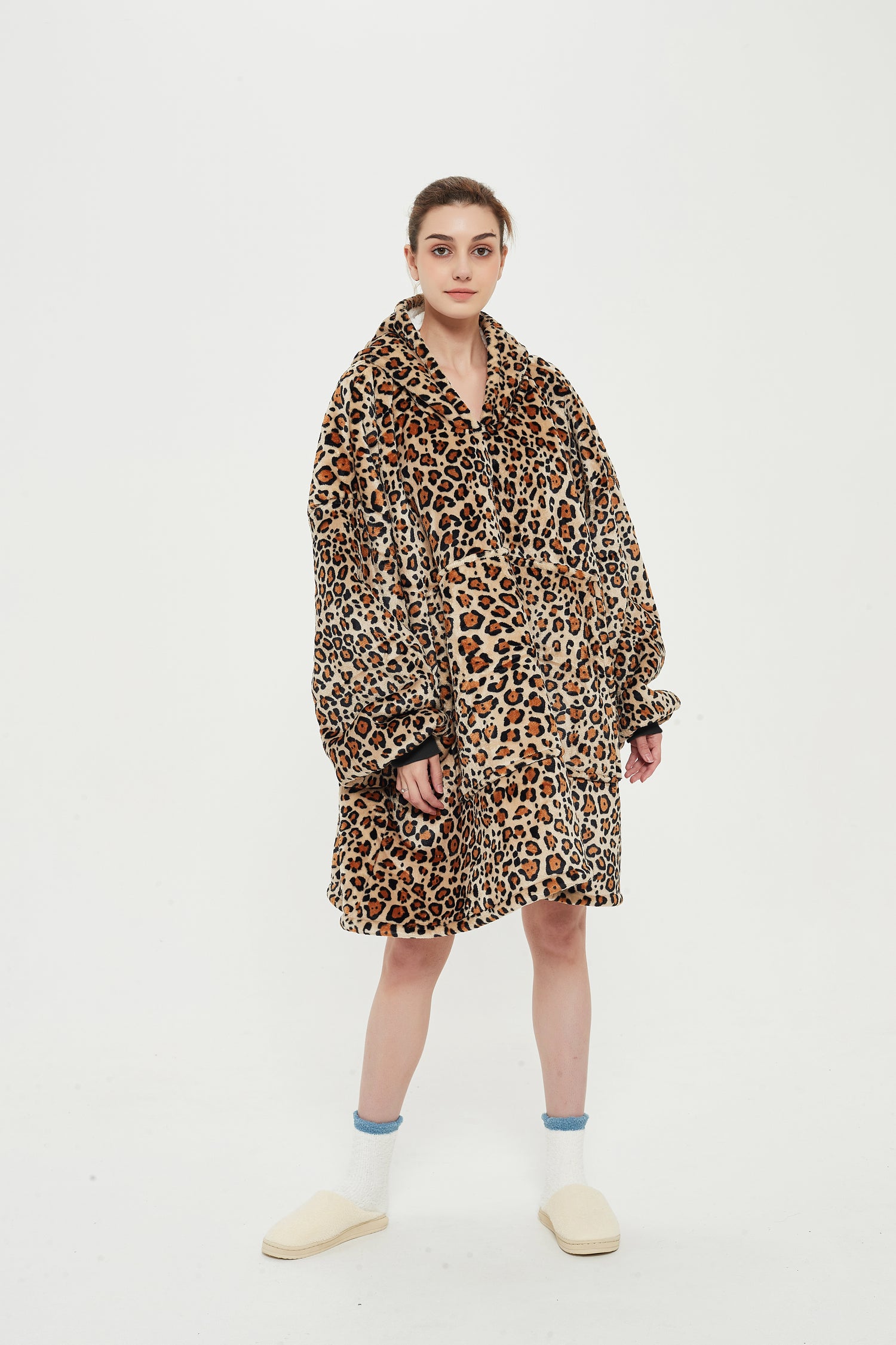 Beauty Mall Kosegenser For Voksne – Leopardmønster