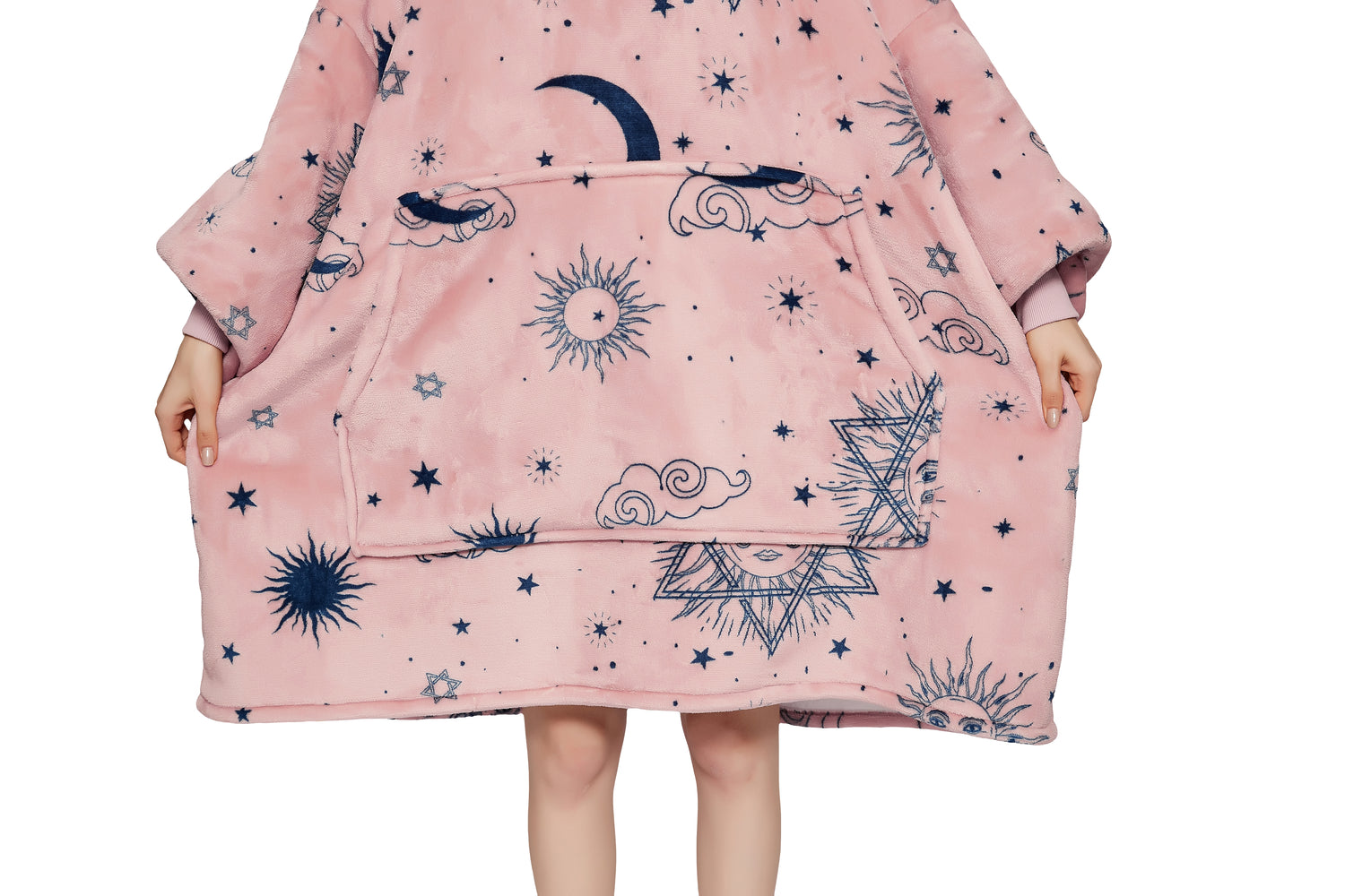 Beauty Mall Kosegenser I Flanell- Rosa Med Motiv