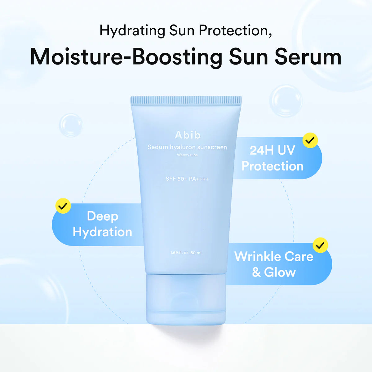 Abib Sedum Hyaluron Sunscreen Watery Tube