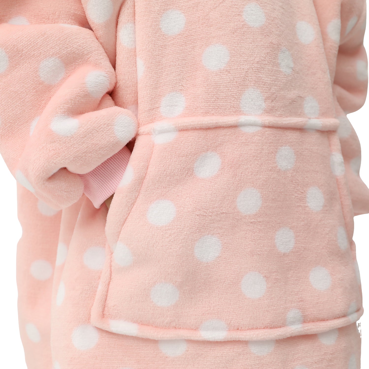 Beauty Mall Kosegenser For Barn – Rosa Med Prikker