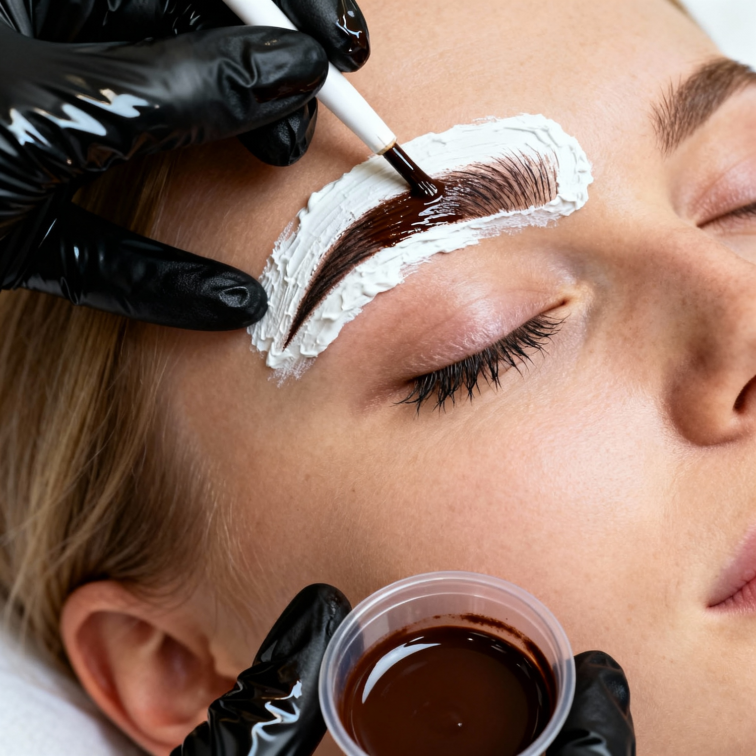 Farging av vipper og bryn