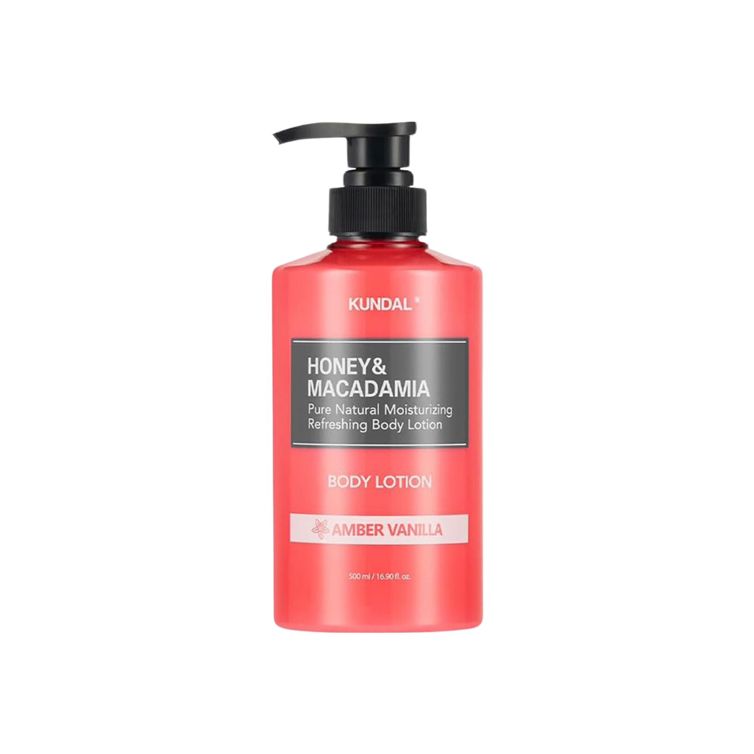 Kundal Honey &amp; Macadamia Pure Body Lotion Amber Vanilla 500ml