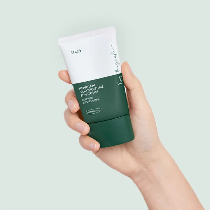 Anua Heartleaf Silky Moisture Sunscreen SPF50+ PA++++