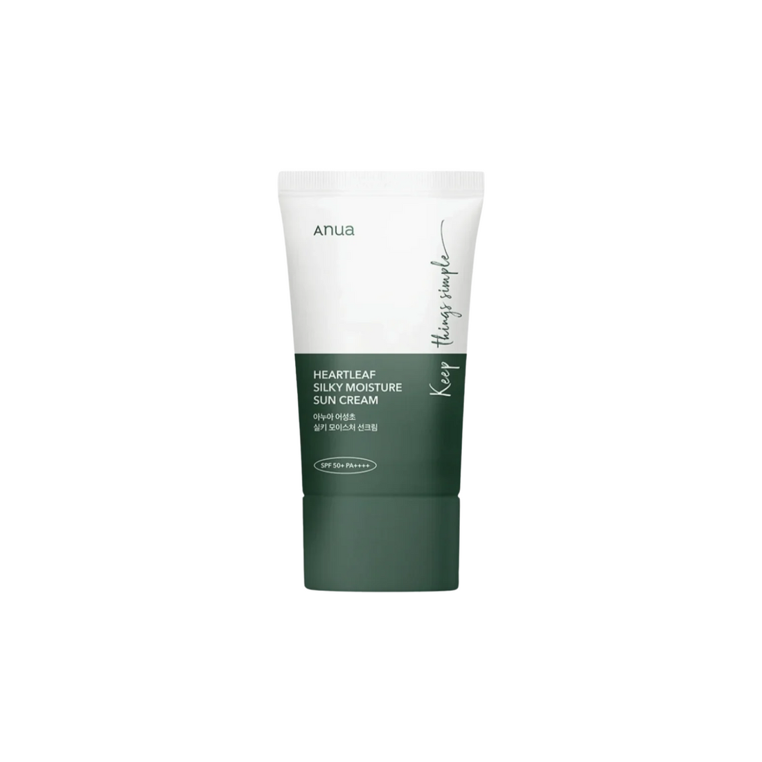Anua Heartleaf Silky Moisture Sunscreen SPF50+ PA++++