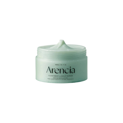Arencia Fresh Cloud Body &amp; Scalp Scrub French Mint &amp; Lily 260g