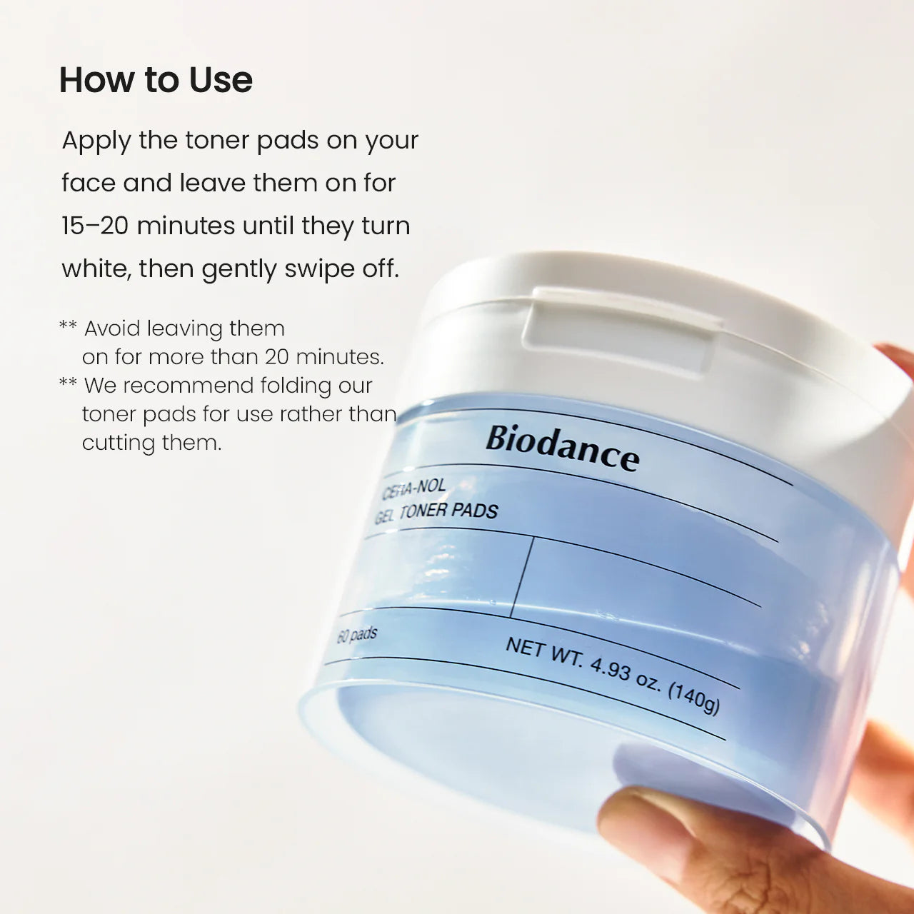 Biodance Cera-Nol Gel Toner Pads