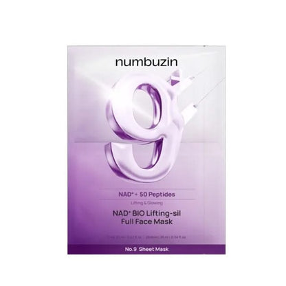 numbuzin No.9 NAD Bio Lifting Full Cover Facial Mask