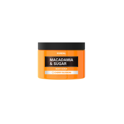 Kundal Macadamia &amp; Sugar Body Scrub Cherry Blossom 230g
