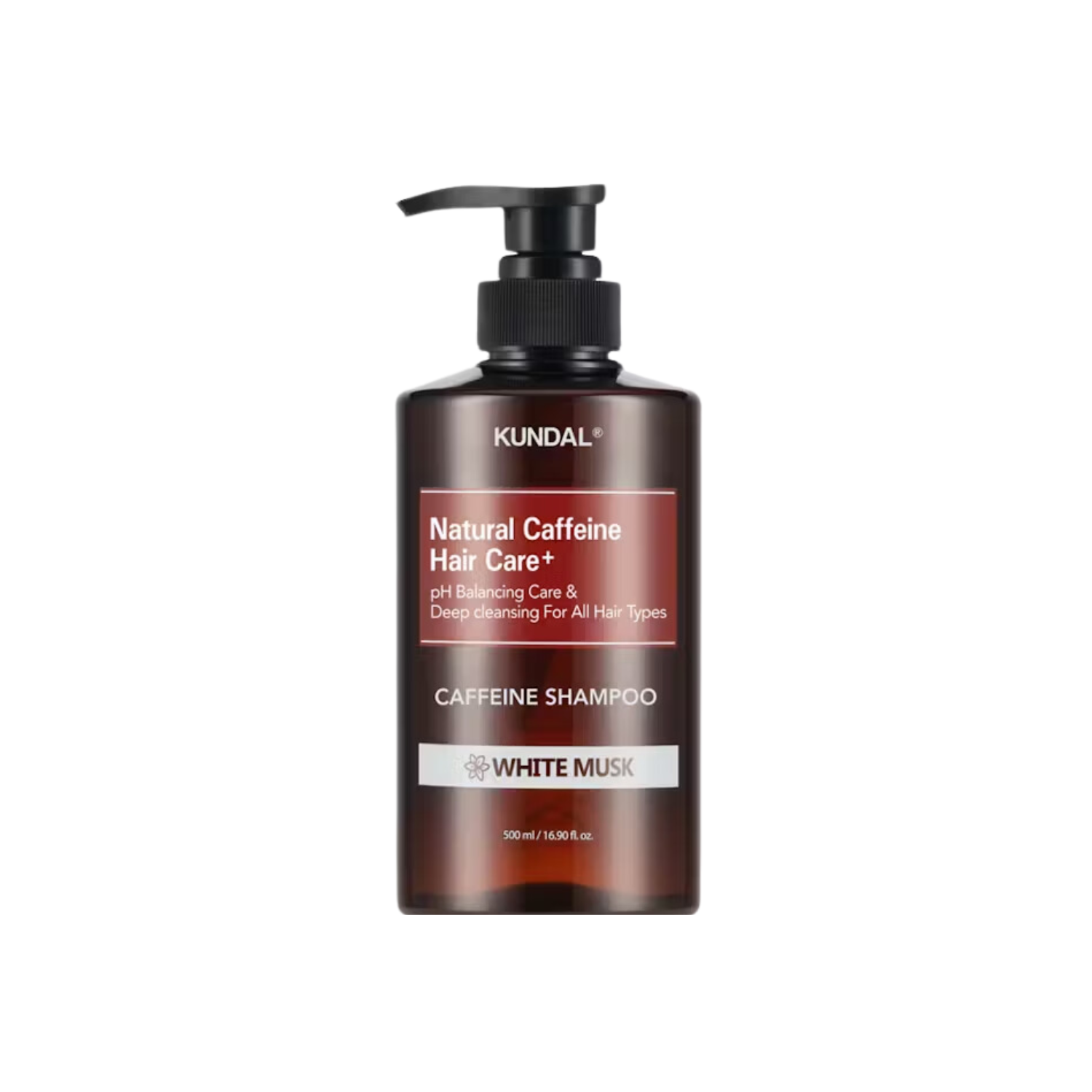 Kundal Caffeine Shampoo - White Musk