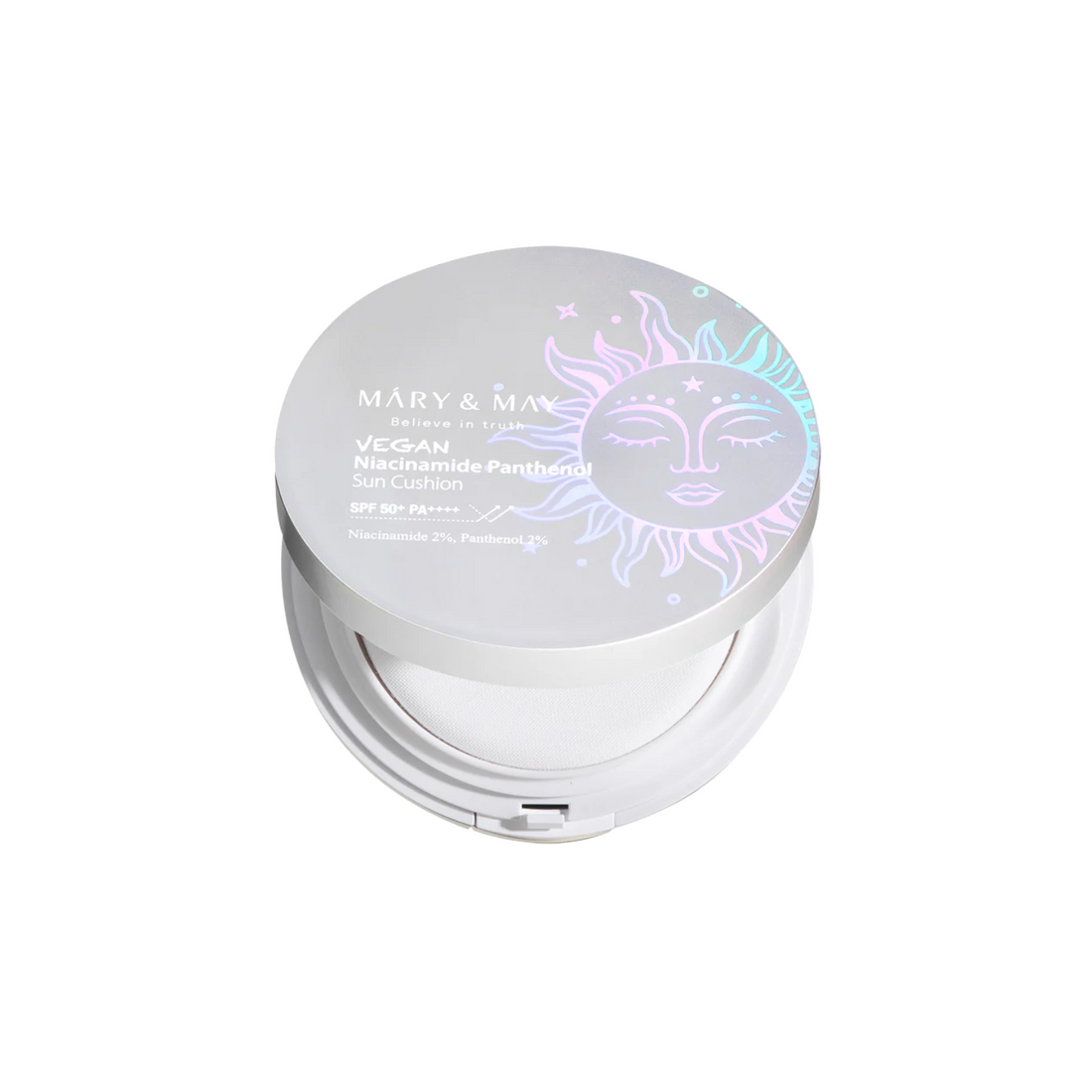Mary &amp; May Vegan Niacinamide Panthenol Sun Cushion SPF50+ PA++++