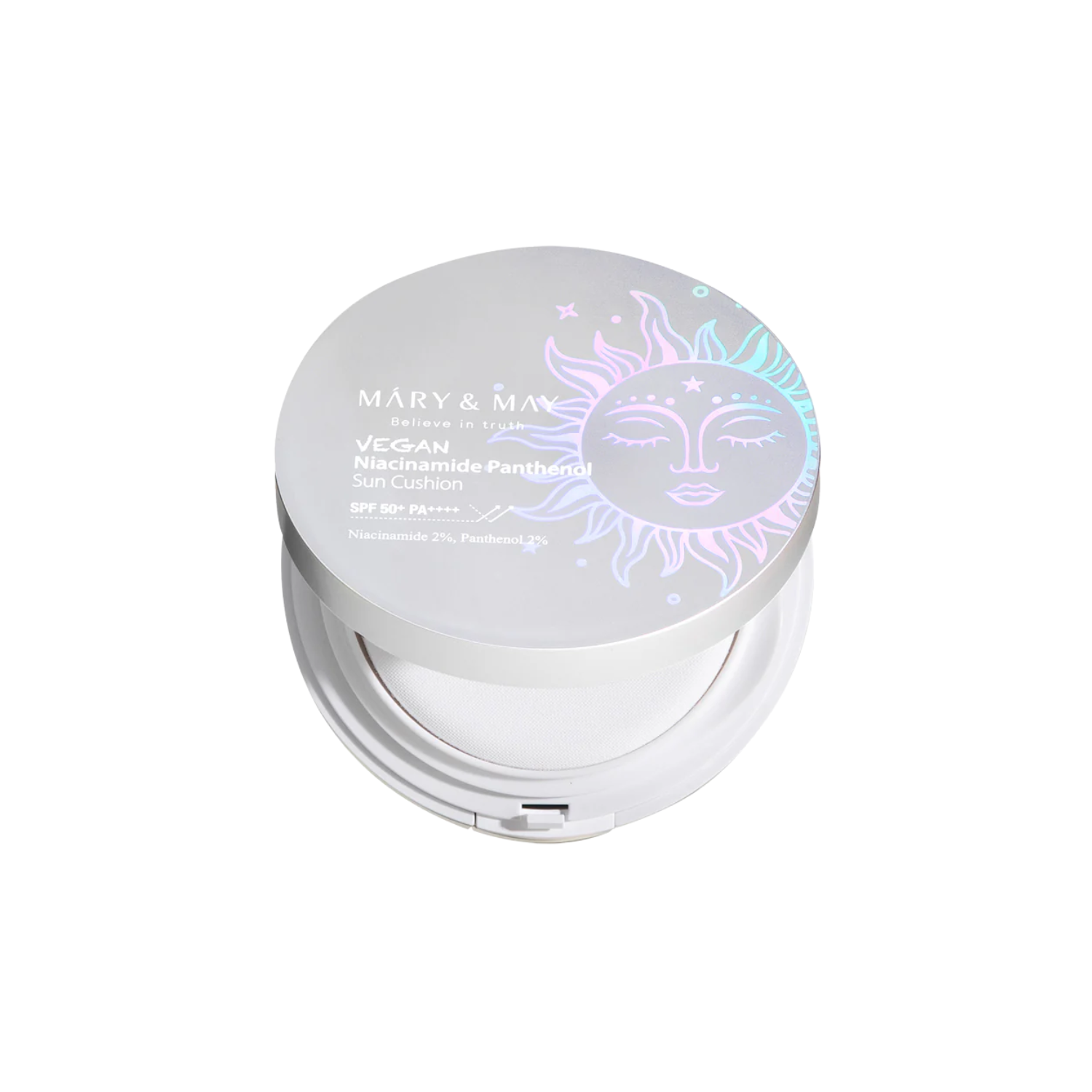 Mary &amp; May Vegan Niacinamide Panthenol Sun Cushion SPF50+ PA++++
