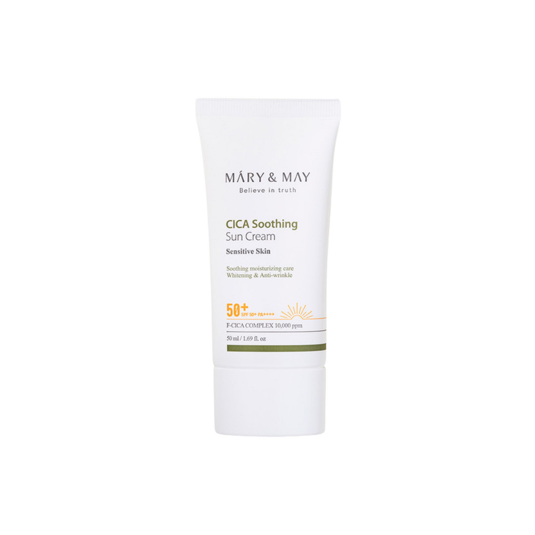 Mary &amp; May Cica Soothing Sun Cream SPF50+ PA++++