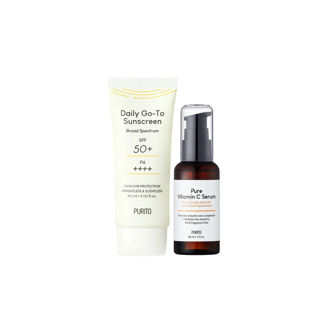 Purito Vitamin C &amp; Solkrem Bundle