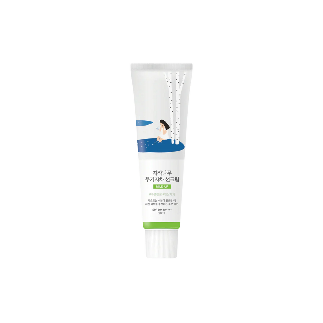 Round Lab Birch Juice Moisturizing Mild Up Sunscreen SPF50+