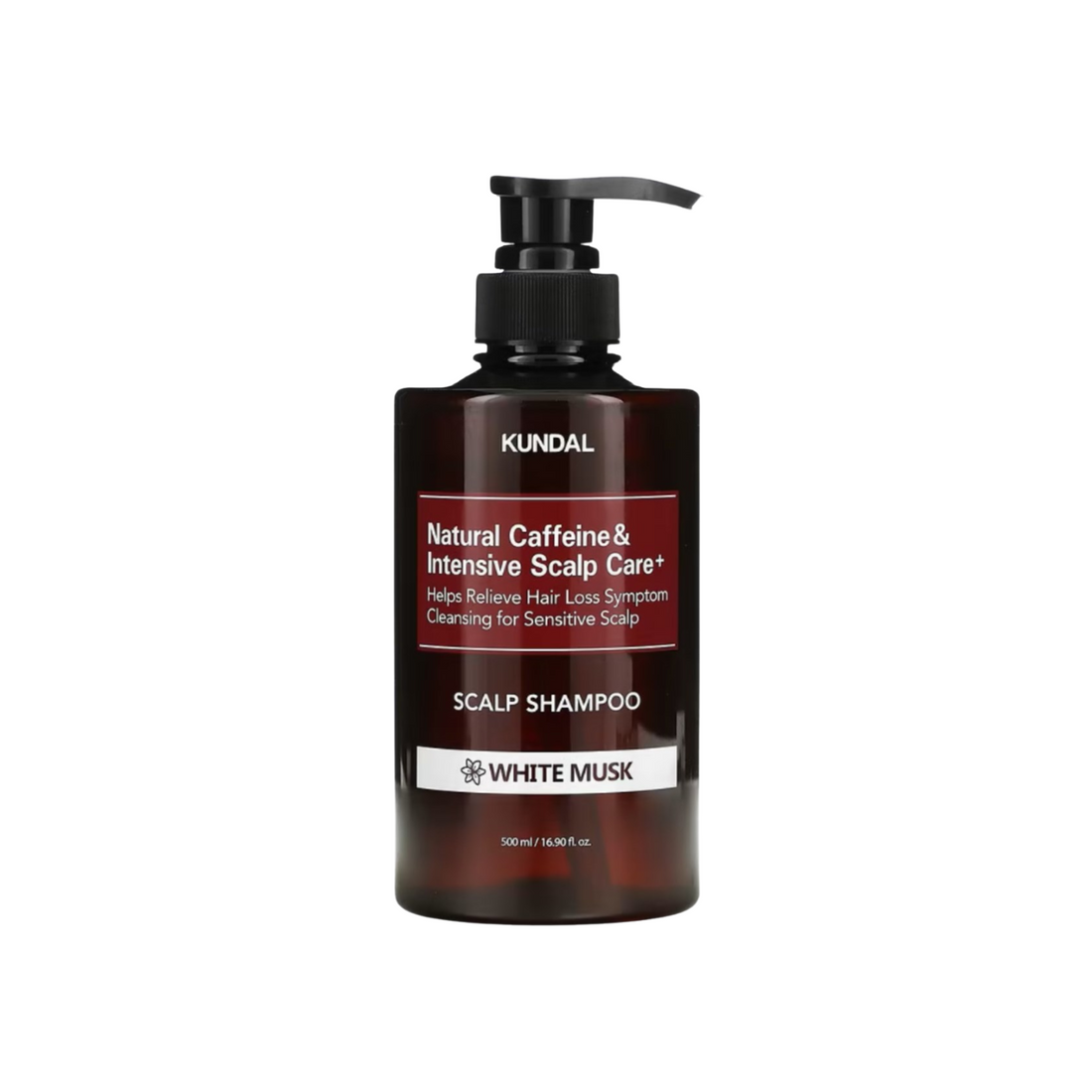 Kundal Natural Caffeine & Intensive Scalp Care+ Scalp Shampoo White Musk