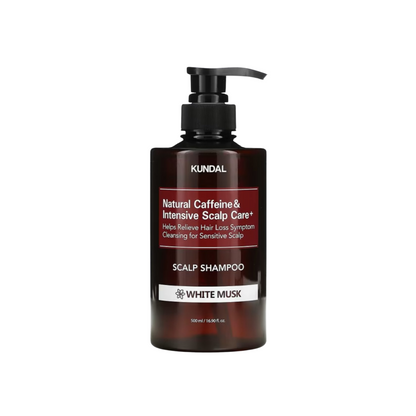 Kundal Natural Caffeine &amp; Intensive Scalp Care+ Scalp Shampoo White Musk