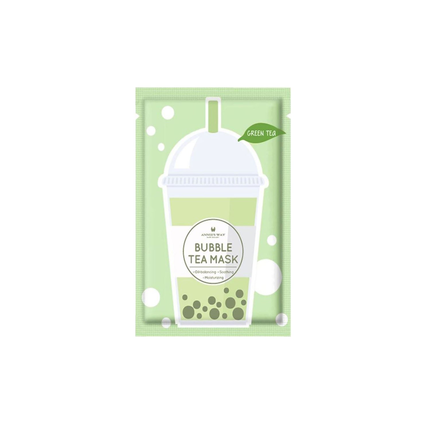 ANNIE`S WAY GREEN TEA BUBBLE TEA MASK 1