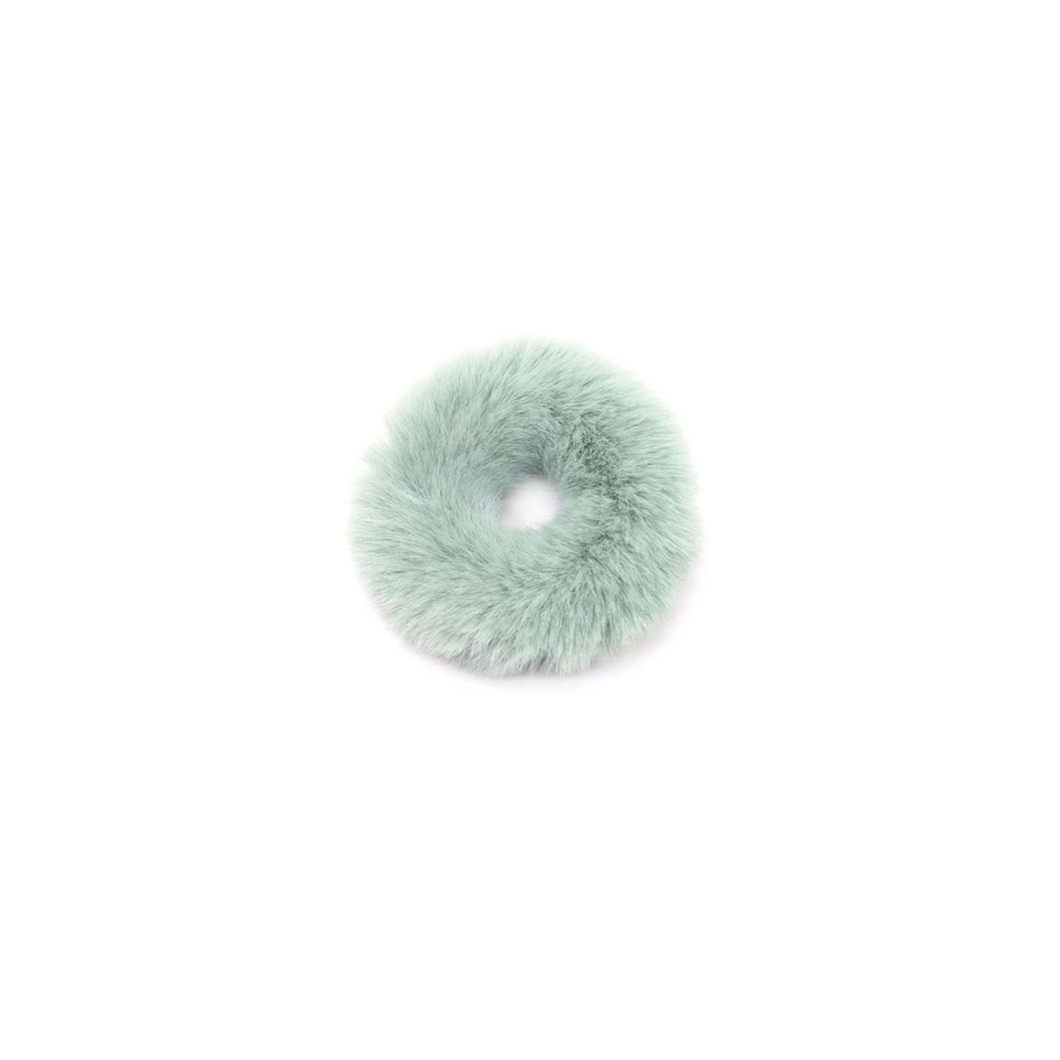 BEAUTY MALL FLUFFY HAIR TIE - MINT 1