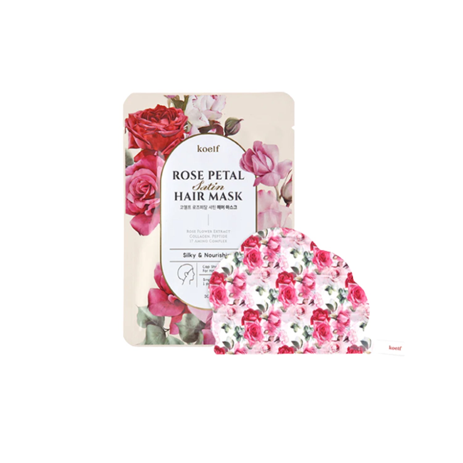 Rose Petal Satin Hair Mask