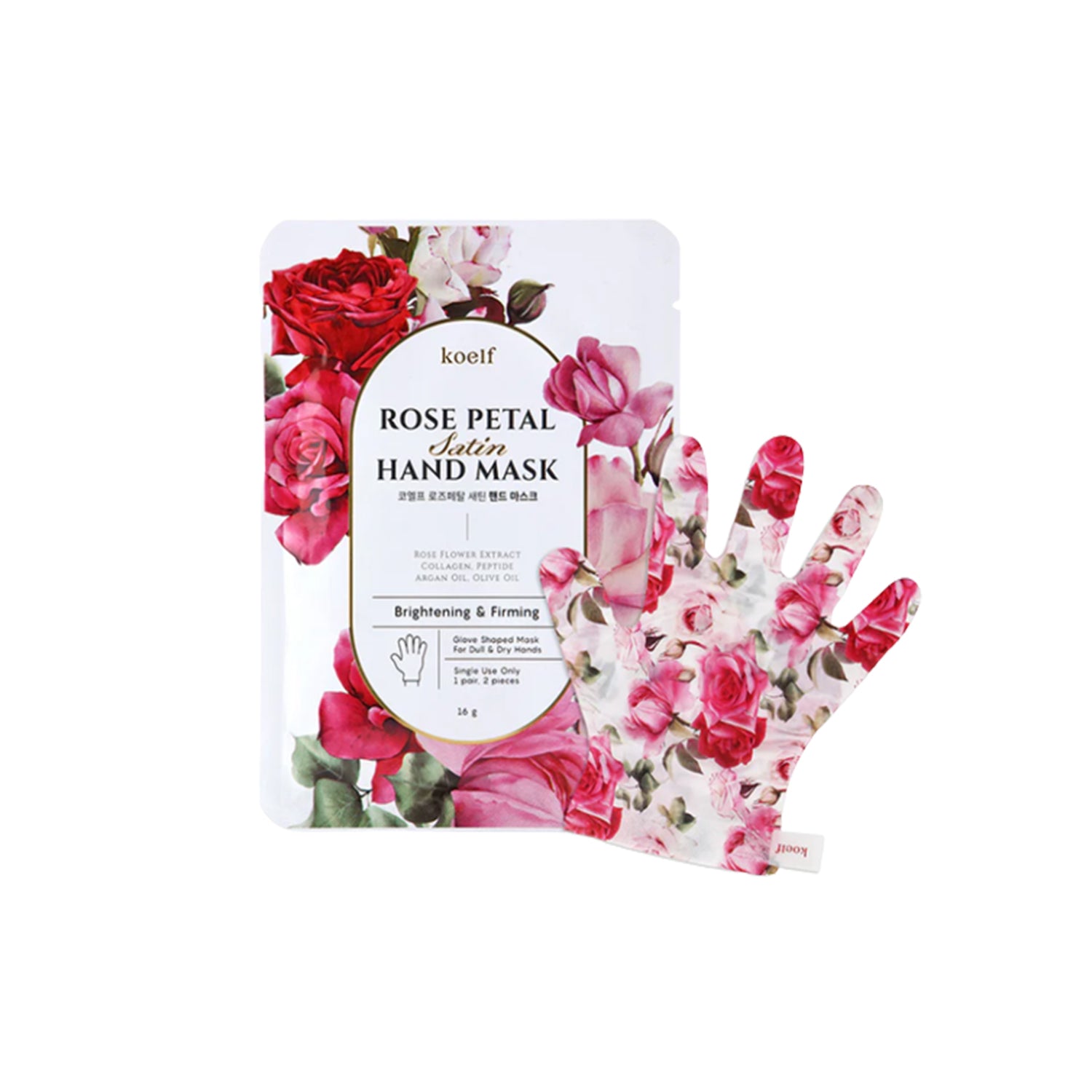 Rose Petal Satin Hand Mask