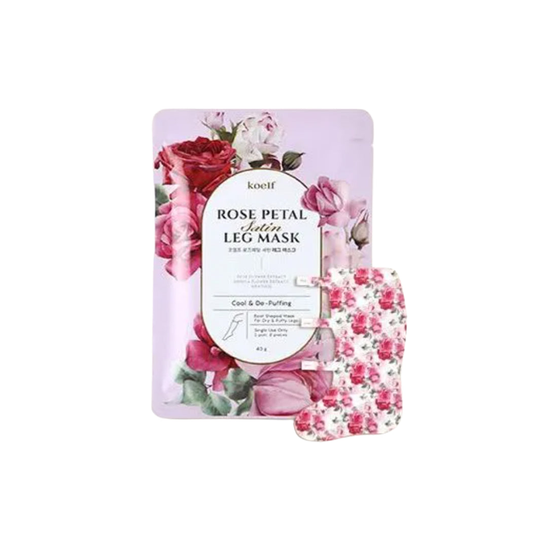 Koelf Rose Petal Satin Leg Mask TGTW